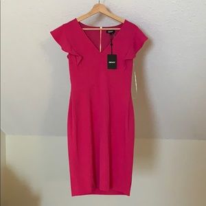 DKNY HOT PINK DRESS